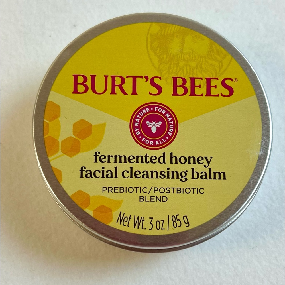 Burts Bees Fermented Honey Facial Cleansing Balm Prebiotic Postbiotic 3 oz